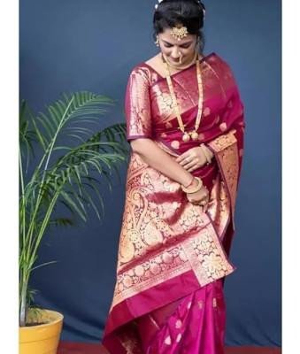 Women's Zari Woven Cotton Silk Saree